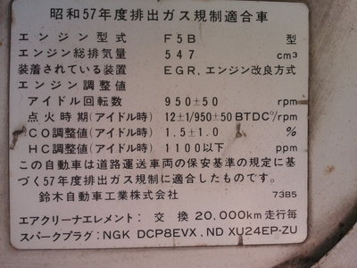 CM11V F5B Emissions-Tuneup