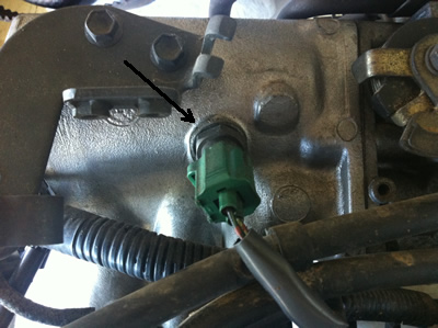 Im guessing (could be wrong) that this is most likely the MAP sensor