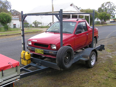 This is my Mighty Boy and trailer to suit.