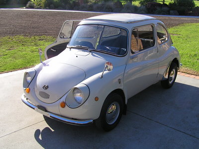 1967 Subaru 360 two stroke there is one more of on the road in WA