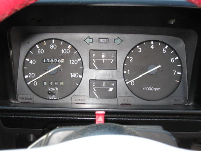 Charade G11 cluster in an MB dash