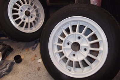 white 13&quot; wheels