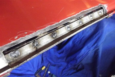 welded in place